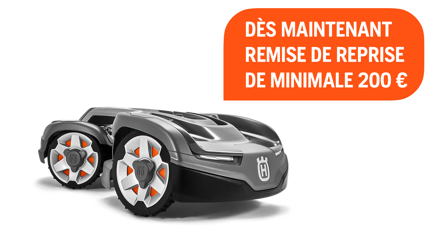 Au moins 200 € de remise sur la reprise lors de l’achat d’une Automower® 435X AWD