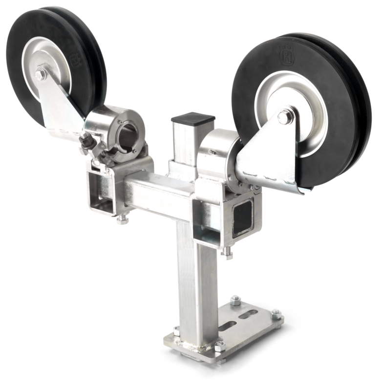 Offset pulley double, slot